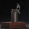 Transmisión en vivo mini encendedor de queroseno retro antiguo impermeable exterior metal encendedor de cigarrillos regalo creativo venta al por mayor