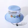 Chapéu de rede de desenho animado infantil, chapéu de proteção solar de verão para bebês, chapéu de pescador para crianças, chapéu de rede respirável para homens e mulheres