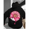 Sudadera con capucha transfronteriza Exportación Moda masculina Patrón de flores grandes Deseo Amazon Temu Uno