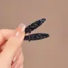 Presilhas de Cabelo Estilo Coreano com Toque de Luxo, Grampos Exquisitos, Mini Presilhas de Strass para Franja Lateral, Acessórios de Cabelo, Presilhas de Laço, Presilhas para Franja