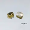 Fabricante Original K9 Fondo Puntiagudo Rectangular Octagonal Superficie Plana Uña de Punta Diamante Joyería Vidrio Cristal Blanco Ultra Diamante de Cristal Al por Mayor
