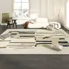 Tapete de sala de estar simples, veludo cristalino, resistente à sujeira, fácil de cuidar, cobertor de sofá, casa simples, quarto, loja completa, tapete antiderrapante
