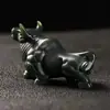 Adorno de Mano de Rana Dorada de Jade Verde Hetian de Xinjiang, Adorno de Mano de Material Fino Tigre y Pixiu, Adorno de Mano de Jade Negro, Suministro para Transmisión en Vivo