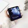 Estilo Personalizado e Fashionável Adequado para Capa Protetora de Celular Xiaomi Mixflip2 Urso Dobrável Novo Estilo Padrão de Couro Simples Desenho Animado