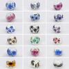 Cuentas de Cerámica de Girasol de 10 mm Cuentas Sueltas No. 5 Accesorios Nudo Chino Pulsera DIY Accesorios de Joyería Cuentas de Porcelana Azul y Blanco