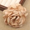 Directo de fábrica en stock 8.5cm borde quemado flor flor hecha a mano flor de tela accesorios para ropa accesorios para joyería DIY corsage