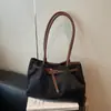 Bolso Tote de Gamuza, Bolso de Hombro Sencillo, Bolso de Mano Retro de Lujo Ligero de Nicho de Gran Capacidad, Bolso de Trabajo para Mujer
