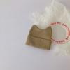 Ins Corea del Sur bebé lindo oreja sombrero de lana de punto para bebé masculino y femenino color caramelo combinable cálido sombrero de estilo occidental