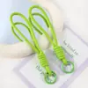 Novo Cordão Colorido Simples Tecido à Mão para Celular Chaveiro Cordão Combinação de Cores Corda para Celular Corda para Copo d'Água Atacado
