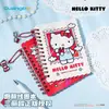 Cuaderno de Espiral con Tapa Lateral Hello Kitty Sanrio Auténtico Guangbo Papelería Cuaderno de Páginas de Colores Periférico del Gato Kt