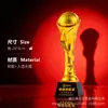 El Nuevo Trofeo de Cristal de Resina Chapado en Oro es un Souvenir para Empleados Destacados en la Reunión Deportiva Anual y la Ceremonia de Premiación de la Escuela