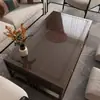 Nuevo mantel lavable impermeable, a prueba de aceite y resistente al calor estilo chino, protector de mesa de vidrio suave de PVC transparente para mesa de comedor y mesa de café