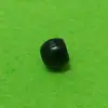 Contas de Nó de Cordão de 1cm com Furos, Contas ABS que Podem Ser Galvanizadas e Feitas com Tinta Fosca, Contas de Plástico com Furos Grandes e Pequenos