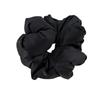 Anillo para el cabello de almohada de tela de satén anillo para el cabello de intestino grueso francés retro color sólido de ala ancha anillo de salchicha gorda cuerda para el cabello caliente accesorios para el cabello