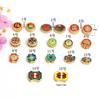 Método antiguo gota de aceite flor floreciendo rico retro quemado cuentas azules DIY pulsera collar accesorios cuentas de barril con cuentas
