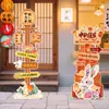 Decoraciones de ambiente para la escena del Festival de Medio Otoño, artículos para escaparates de tiendas en centros comerciales, accesorios para tomar fotos en eventos, tableros KT personalizados