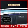 Tixinrui es Adecuado para Volkswagen Tuyue Modificado Ceja de Lluvia Cortavientos Platino Adorno de Ventana de Coche Protector de Lluvia Suministros Automotrices