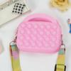 Transfronterizo En Stock Sanrio My Melody Silicona Linda Mochila Infantil Almacenamiento Bolso Cruzado Favorito de los Niños Mochila Escolar