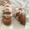Promoção Quente Exclusivo Birkenstock com Solado Grosso Forrado de Pelo Feminino 2026 Inverno Uso Externo Aumenta Altura Versátil Quente Calçados de Algodão