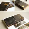 Accesorios para Traveler's Notebook Clip para Bolígrafo Hecho a Medida Clip para Bolígrafo de Acero Inoxidable Clip para Bolígrafo de Metal Clip para Bolígrafo de Metal y Cuero Retro