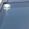 Pegatinas de calavera con sangre de AliExpress para coche, pegatinas reflectantes decorativas, con diseño de calavera de terror y salpicaduras de sangre.