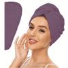 Gorro de Felpa Coral para Secar el Cabello Engrosado para Mujer Suave Absorbente Piña Cabello Champú Toalla para Secar el Cabello Gorro de Baño Toalla de Secado Rápido Venta al por Mayor