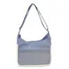 Bolsa Mensageira Transparente Estilo College 2025 Grande Capacidade para Livros de Aula Feminina com Alça de Ombro Cruzada Bolsa para Bebê Bolsa de Dor