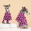 Comercio exterior nuevo ropa de dos patas con estampado de leopardo para perro ropa para mascotas pequeñas y medianas oso bomei koji oso teddy venta al por mayor