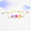 Pulsera de narcisos de flor natural transfronteriza con combinación de colores Joya del Tiempo estilo coreano espécimen vegetal pulsera de flor seca regalo para amigas para mujeres