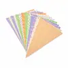 Banderines triangulares coloridos para fiesta de cumpleaños de bebé, pancartas de decoración para jardín de infantes, banderines triangulares de colores, en stock del fabricante