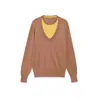 Para Comércio Exterior Transfronteiriço Europeu e Americano Roupas Femininas Aliexpress Mais Vendidas Outono Simples Versátil Gola Redonda Malha Top