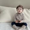 Ropa de Otoño e Invierno para Bebé Niño, Traje de Casa para Niños, Ropa Infantil Estilo Coreano, Camiseta Básica de Terciopelo para Bebé, Conjunto de Dos Piezas de Leggings