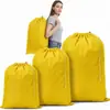 Bolsa de lavandería con cordón de tela Oxford 210D, Bolsa para el cuidado de la ropa, Bolsa de almacenamiento para camping y viajes, Bolsa deportiva, Venta caliente transfronteriza