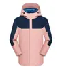 Jaqueta Corta-Vento Personalizada com Logo Impresso Outono Inverno Outdoor para Grupo Forrada com Fleece Espessada Color Blocking Roupa de Trabalho Feita Sob Medida Jaqueta de Trabalho