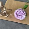 Simulação 3D ramo único imperial concubina rosa casamento estrada guia arranjo de flores fundo decoração de parede adereços de tiro ao ar livre transfronteiriço