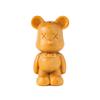 Rosewood escultura em madeira colar pingente saco pingente chaveiro bonito pequeno urso violento cadeia de telefone móvel acessórios diy