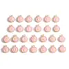 Novo Esmalte Liga 26 Letras Inglesas Pingente Redondo DIY Pulseira Colar Chaveiro Charme W831