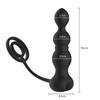 Belo Vibrador Anal de Silicone Recarregável por USB para Nádegas para Homens e Mulheres, Plug Anal Produtos Adultos