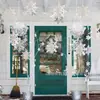 Copos de Nieve Estéreo Navideños Colgantes Decorativos Navideños Colgantes para Árbol de Navidad Decoración de Ambiente Diseño de Fondo para Eventos