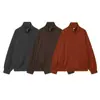 Sudadera Chaqueta Casual para Mujer de Punto Suave con Cremallera Nueva Europea y Americana Transfronteriza Otoño e Invierno 2025 W06 61337
