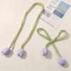 Tocado de estilo sencillo con cinta de hadas, capullo de flor y tulipán, ideal para hacer tú mismo, accesorios para el cabello para mujer, accesorios de ropa al por mayor
