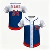 Uniformes Escolares para Clubes de Empresas Transfronterizas, Uniformes de Béisbol, Uniformes de Sóftbol, Hechos a Medida, Secado Rápido, Transpirables, Que Absorben la Humedad