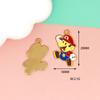 Super Mario DIY Acessórios Cogumelo Pontos de Interrogação Dinossauro Ovo Chaveiro Pingente Colar Pingente Feito à Mão