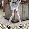 Calcetines hasta la rodilla de micro-presión verano calcetines finos de terciopelo calcetines largos de seda para niños tubo alto negro jk hasta el muslo tubo alto ins marea venta al por mayor