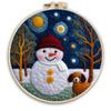 Ins Venta Caliente Halloween Fantasma Calabaza Decoración de Fieltro Colgante para Niños Dibujos Animados Poke Fieltro de Lana Agujado Bordado a Mano Poke