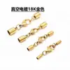 Pronta Entrega Balde de Aço Inoxidável Mais Conjunto de Fecho Lagosta Colar Pulseira Fivela Fivela de Couro para Cordão Fivela de Joia DIY