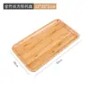 Nueva Bandeja de Bambú para Uso Doméstico, Bandeja para Juego de Té de Restaurante, Bandeja Rectangular para Té y Bocadillos de Hotel, Bandeja Simple de Bambú Estilo Japonés para Frutas