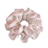 La Sensación del Primer Amor es Abrumadora: Gomas para el pelo florales rosas y azules para mujer, Nuevas ligas para el pelo de primavera, Suaves accesorios para el pelo para el día a día