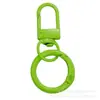 Llavero de Color Macaron Accesorio DIY Colgante Hebilla de Puerta de Color Caramelo Anilla de Resorte Llavero Adorno Colorido