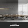 Mesa de conferencias de lujo ligera y larga para sala de conferencias, moderna y sencilla, con combinación de escritorio y silla para negociación y recepción.